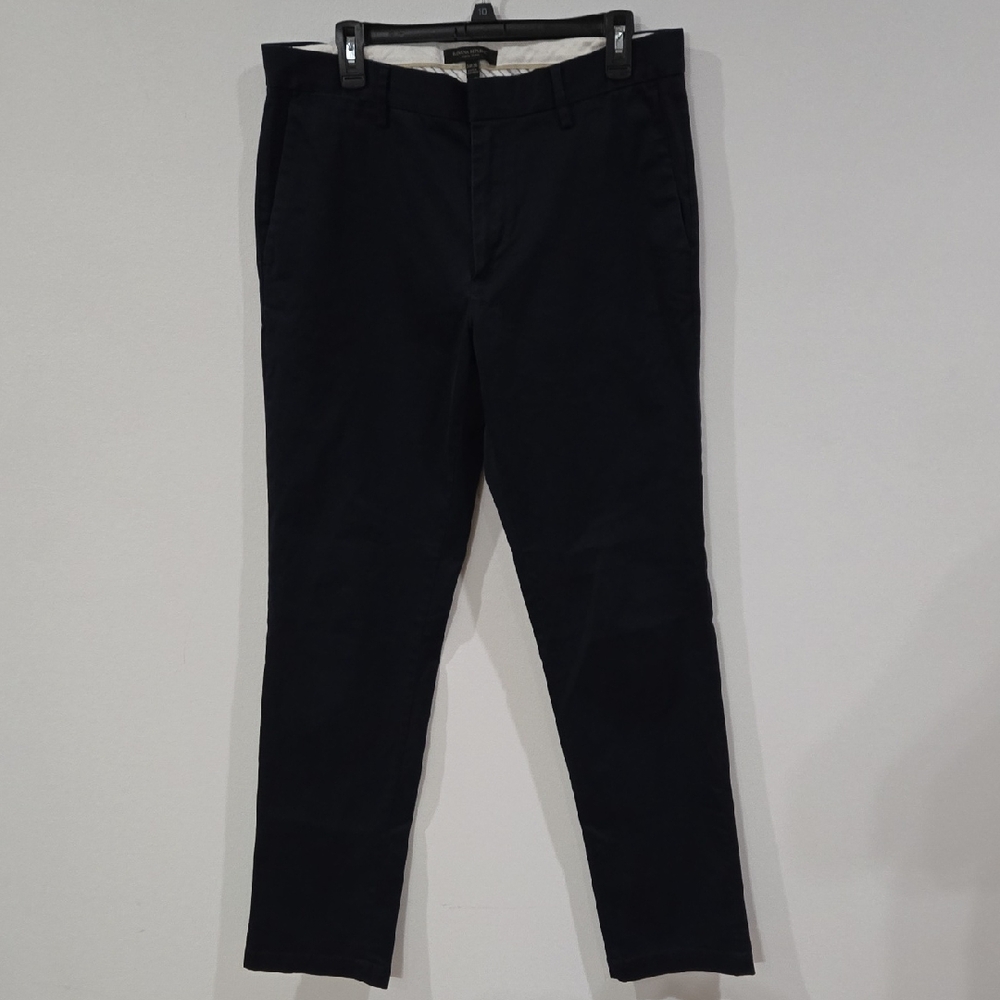 Banana Republic Sz 34x36 Mens Dark Blue Aiden Dress Chino Business Pants